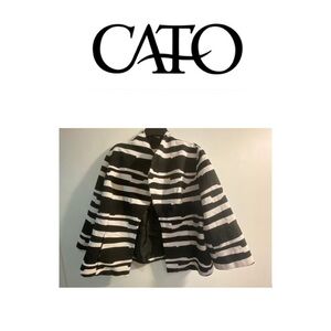 CATO Woman Black and White Jacket